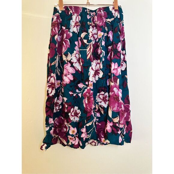 Band of the free Pink and Green Floral Skirt Size Small New - Picture 4 of 5